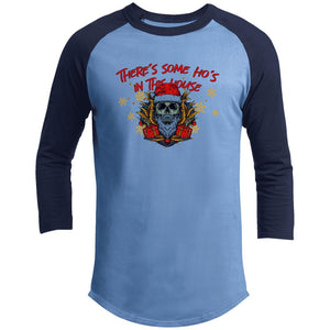 Viking, Norse, Gym t-shirt & apparel, There's some HO's in this house, FrontT-Shirts[Heathen By Nature authentic Viking products]Carolina Blue/NavyX-Small