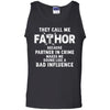 Viking, Norse, Gym t-shirt & apparel, They call me Fathor, FrontApparel[Heathen By Nature authentic Viking products]Cotton Tank TopBlackS