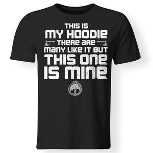 Viking, Norse, Gym t-shirt & apparel, This is my hoodie, FrontApparel[Heathen By Nature authentic Viking products]Gildan Premium Men T-ShirtBlack5XL