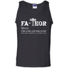 Viking, Norse, Gym t-shirt & apparel, Thor, Fathor, FrontApparel[Heathen By Nature authentic Viking products]Cotton Tank TopBlackS