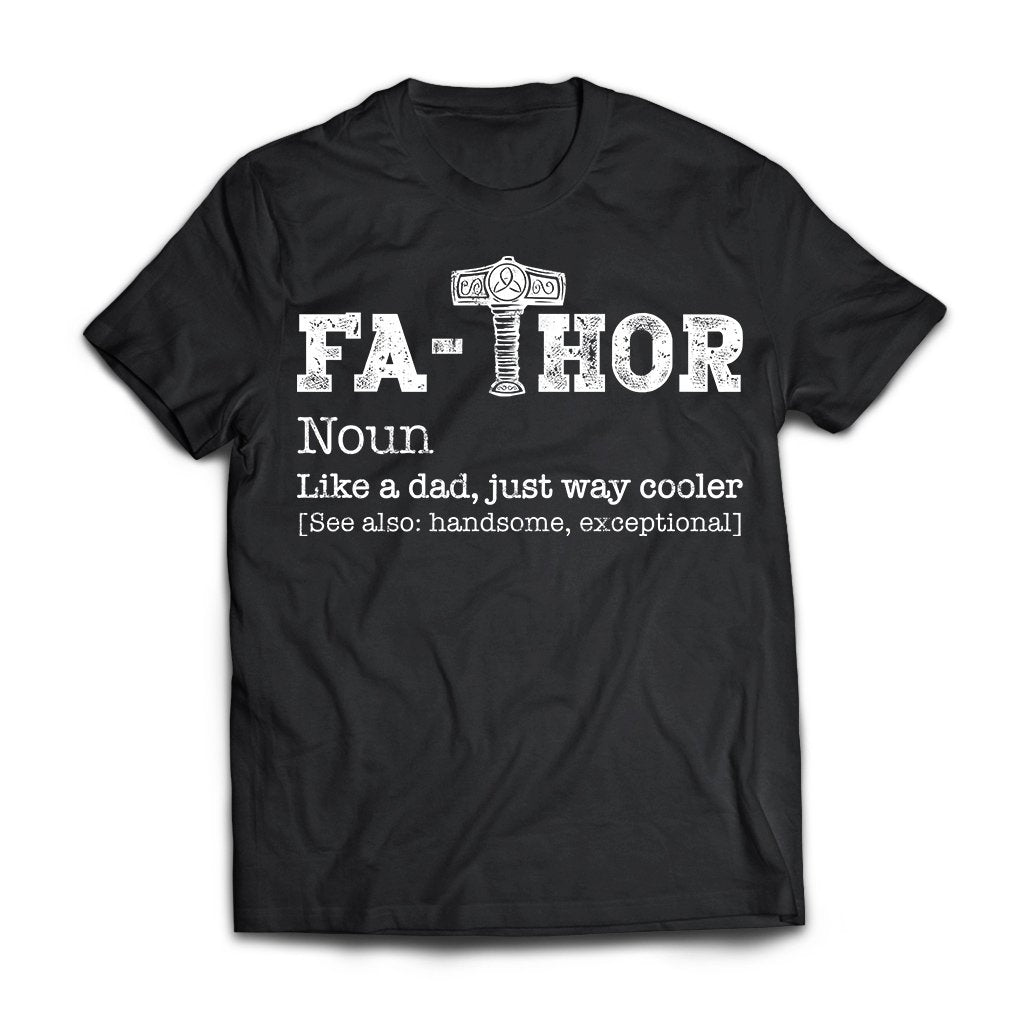 Viking, Norse, Gym t-shirt & apparel, Thor, Fathor, FrontApparel[Heathen By Nature authentic Viking products]Next Level Premium Short Sleeve T-ShirtBlackX-Small