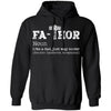 Viking, Norse, Gym t-shirt & apparel, Thor, Fathor, FrontApparel[Heathen By Nature authentic Viking products]Unisex Pullover Hoodie 8 oz.BlackS