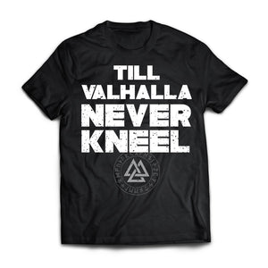 Viking, Norse, Gym t-shirt & apparel, Till Valhalla, FrontApparel[Heathen By Nature authentic Viking products]Next Level Premium Short Sleeve T-ShirtBlackX-Small