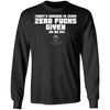 Viking, Norse, Gym t-shirt & apparel, Today's number is zero, FrontApparel[Heathen By Nature authentic Viking products]Long-Sleeve Ultra Cotton T-ShirtBlackS