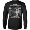 Viking, Norse, Gym t-shirt & apparel, Two wolves, BackApparel[Heathen By Nature authentic Viking products]Long-Sleeve Ultra Cotton T-ShirtBlackS