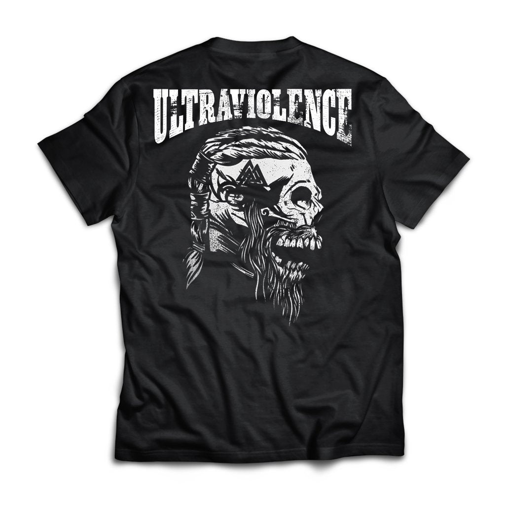 Viking, Norse, Gym t-shirt & apparel, Ultraviolence, BaclApparel[Heathen By Nature authentic Viking products]Next Level Premium Short Sleeve T-ShirtBlackX-Small