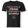 Viking, Norse, Gym t-shirt & apparel, Unstoppable, FrontApparel[Heathen By Nature authentic Viking products]Premium Men T-ShirtBlackS