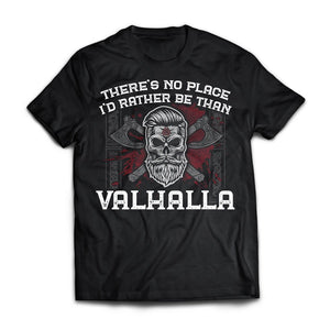 Viking, Norse, Gym t-shirt & apparel, Valhalla, FrontApparel[Heathen By Nature authentic Viking products]Next Level Premium Short Sleeve T-ShirtBlackX-Small
