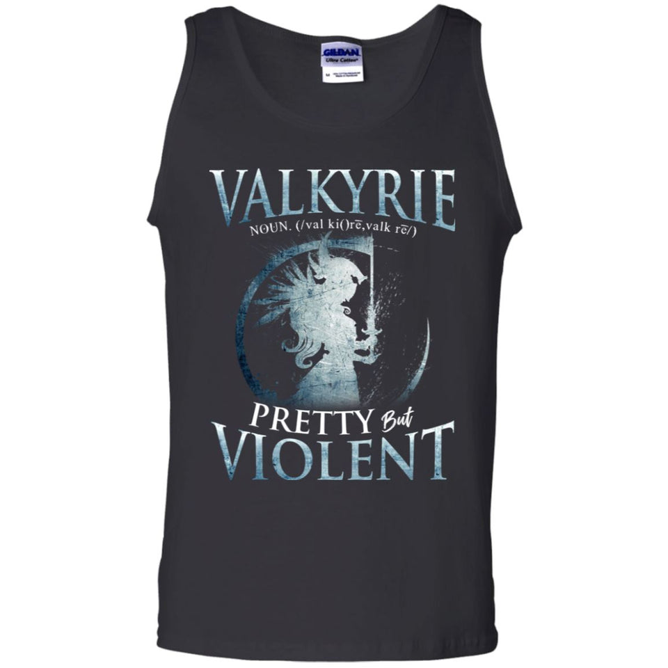 Viking, Norse, Gym t-shirt & apparel, Valkyrie, FrontApparel[Heathen By Nature authentic Viking products]Cotton Tank TopBlackS