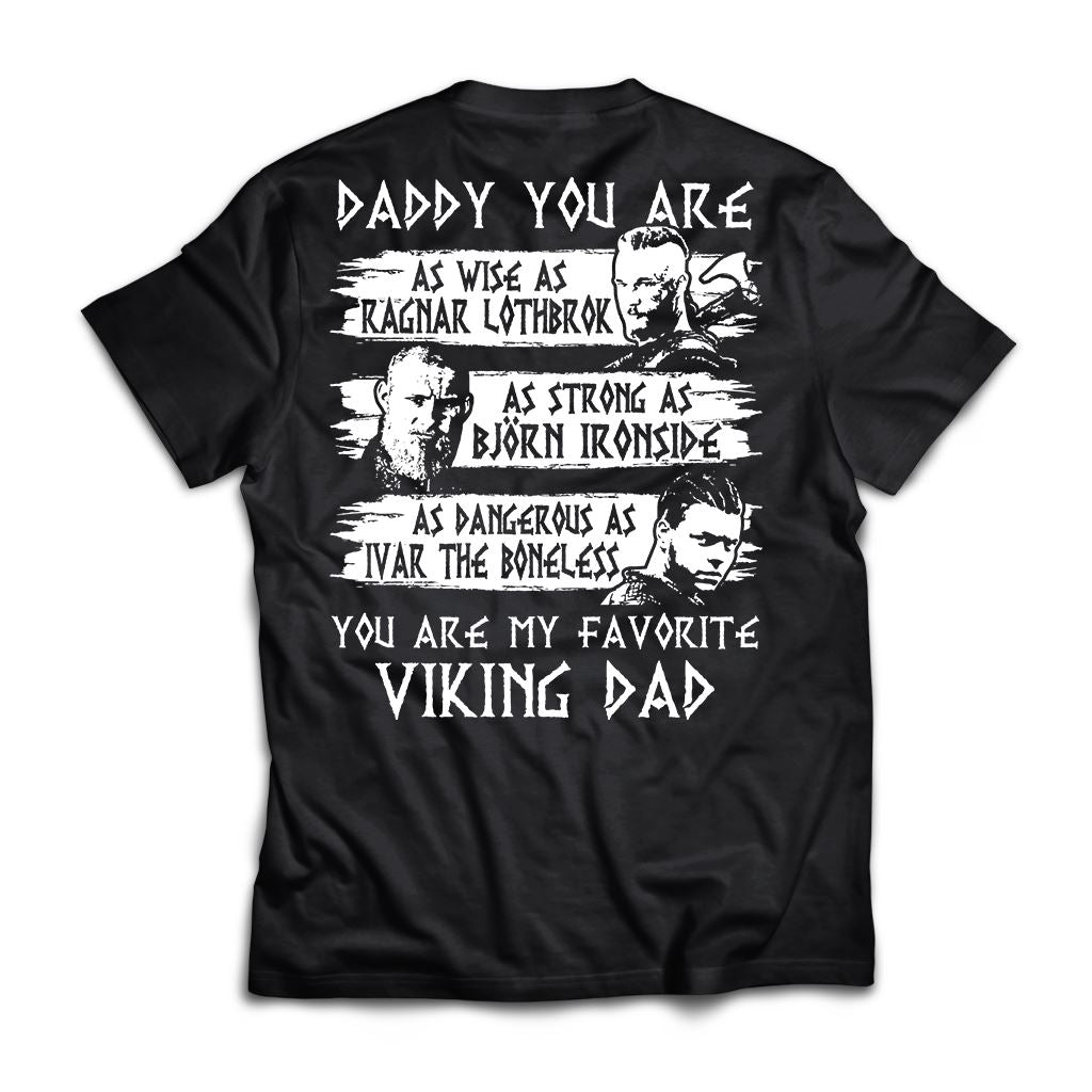 Viking, Norse, Gym t-shirt & apparel, Viking Dad, BackApparel[Heathen By Nature authentic Viking products]Premium Short Sleeve T-ShirtBlackX-Small