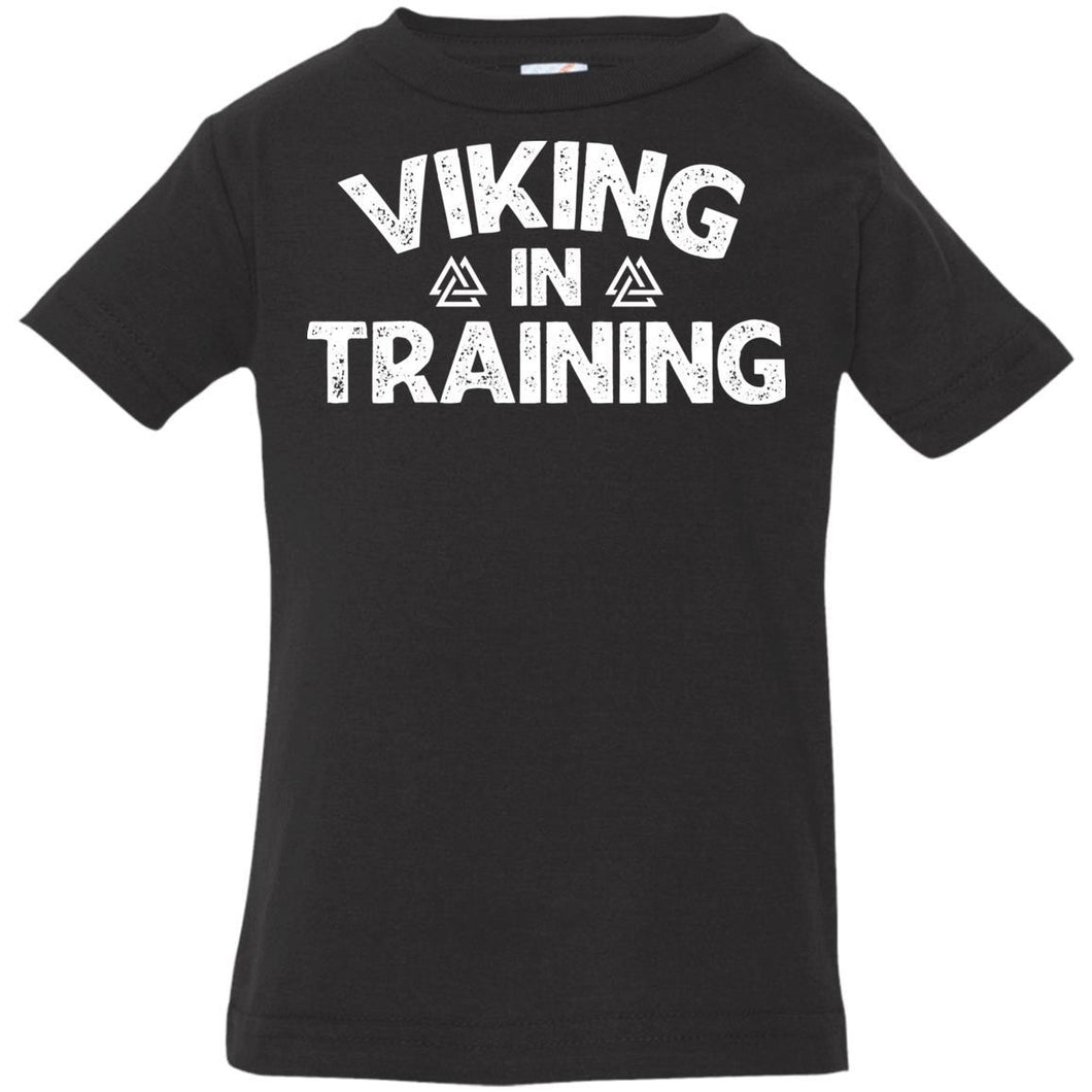 Viking, Norse, Gym t-shirt & apparel, Viking in training, Infant, FrontApparel[Heathen By Nature authentic Viking products]Infant Jersey T-ShirtBlack6 Months