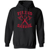 Viking, Norse, Gym t-shirt & apparel, Viking savage, FrontApparel[Heathen By Nature authentic Viking products]Unisex Pullover HoodieBlackS