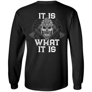Viking, Norse, Gym t-shirt & apparel, What it is, BackApparel[Heathen By Nature authentic Viking products]Long-Sleeve Ultra Cotton T-ShirtBlackS