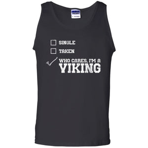 Viking, Norse, Gym t-shirt & apparel, Who Cares I'm A Viking, FrontApparel[Heathen By Nature authentic Viking products]Cotton Tank TopBlackS