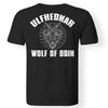Viking, Norse, Gym t-shirt & apparel, Wolf of Odin, BackApparel[Heathen By Nature authentic Viking products]Gildan Premium Men T-ShirtBlack5XL