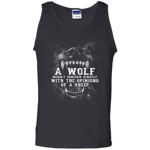 Viking, Norse, Gym t-shirt & apparel, Wolf, sheep, frontApparel[Heathen By Nature authentic Viking products]Cotton Tank TopBlackS