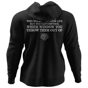 Viking, Norse, Gym t-shirt & apparel, You can't always control, BackApparel[Heathen By Nature authentic Viking products]Unisex Pullover HoodieBlackS