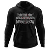 Viking, Norse, Gym t-shirt & apparel, You will never grow in life, FrontApparel[Heathen By Nature authentic Viking products]Unisex Pullover HoodieBlackS