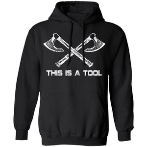 Viking T-shirt, Double sided T-shirt, I'm the weaponApparel[Heathen By Nature authentic Viking products]Unisex Pullover HoodieBlackS