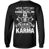 Viking T-shirt, Mess with me, backApparel[Heathen By Nature authentic Viking products]Long-Sleeve Ultra Cotton T-ShirtBlackS