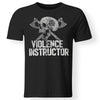 Viking Tshirt Apparel, Violence Instructor, FrontApparel[Heathen By Nature authentic Viking products]Gildan Premium Men T-ShirtBlack5XL