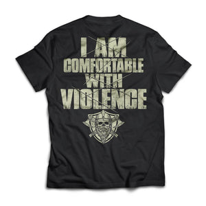 Viking Tshirt, comfortable, violence, backApparel[Heathen By Nature authentic Viking products]Next Level Premium Short Sleeve T-ShirtBlackX-Small
