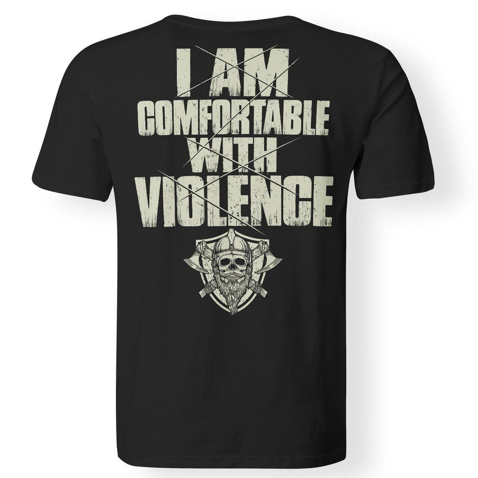Viking Tshirt, comfortable, violence, backApparel[Heathen By Nature authentic Viking products]Premium Men T-ShirtBlackS