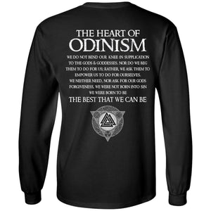 Viking Tshirt, Odinism, backApparel[Heathen By Nature authentic Viking products]Long-Sleeve Ultra Cotton T-ShirtBlackS