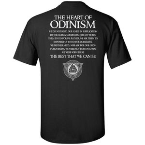Viking Tshirt, Odinism, backApparel[Heathen By Nature authentic Viking products]Tall Ultra Cotton T-ShirtBlackXLT